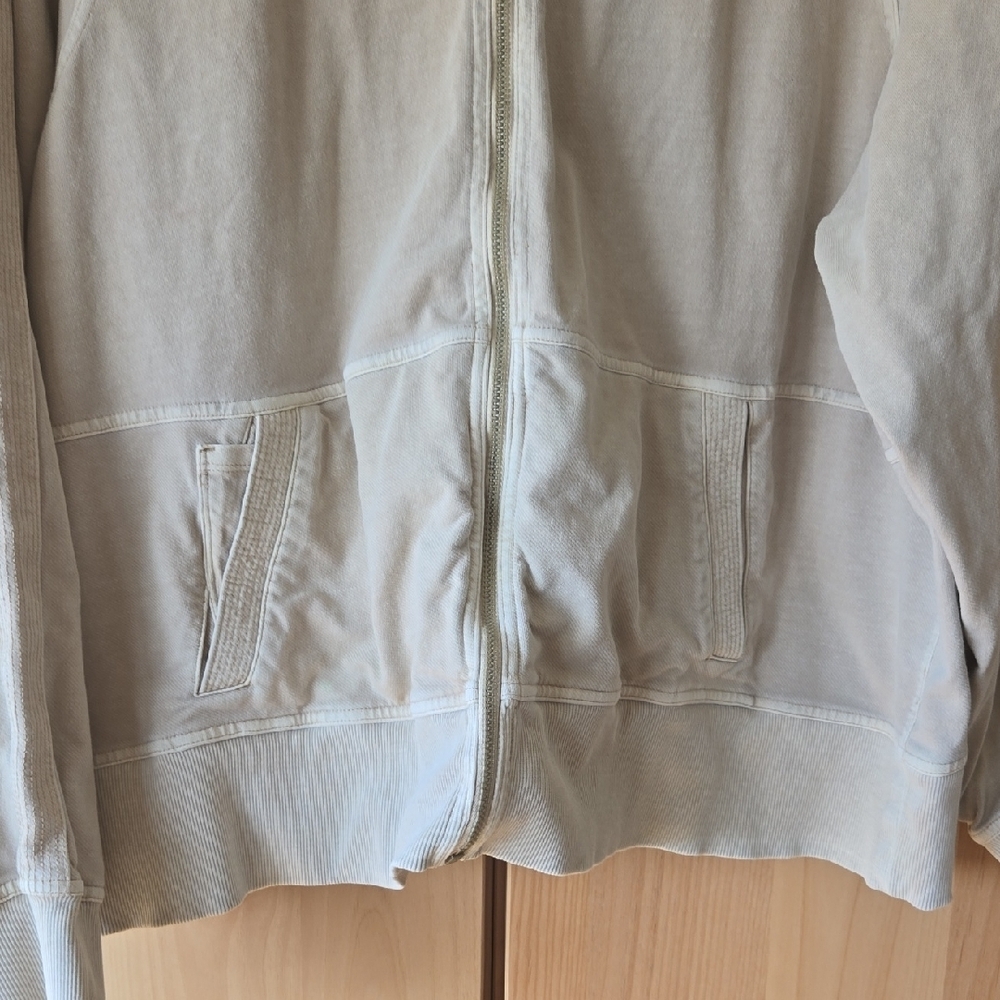 Athleta Neutral Bomber Jacket, Athleisure, Oversized, Comfort, VGUC - Picture 3 of 9